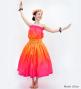 Hula Blouse & Pa'u Set-Up / Luxury Collection / Orange & Pink / J3098orpi