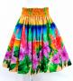 Hula Shantung Tube Top & Pa'u Set-Up with Hibiscus Print / Luxury Collection / J3099-4
