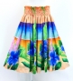 Hula Shantung Tube Top & Pa'u Set-Up with Hibiscus Print / Luxury Collection / J3099-5