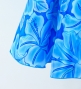 Hula Midi Dress with Hibiscus Print / Luxury Collection / Blue & Light Blue / J3100bllbl