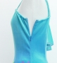 Hula One Shoulder Flare sleeve Long Dress with Velvet / Luxury Collection / Light Blue & Blue / J3102lblbl