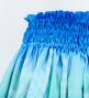 Hula Shantung Pa'u Skirt with Plumeria Lei Print / Luxury Collection / Light BL & BL / J3147lblbl