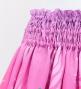 Hula Shantung Pa'u Skirt with Plumeria Lei Print / Luxury Collection / Light PU & NV / J3147lpunv