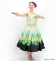 Hula Blouse & Pa'u Set-Up with Plumeria Lei Print / Luxury Collection / J3148whbk