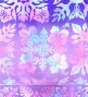 Hula Shantung Pa'u Skirt with Hawaiian Quilt Print / Luxury Collection / J3149-2