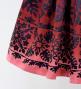 Hula Shantung Pa'u Skirt with Hawaiian Quilt Print / Luxury Collection / J3149-3