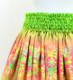 Hula Shantung Pa'u Skirt with Hawaiian Quilt Print / Luxury Collection / J3149-5