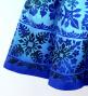 Hula Shantung Pa'u Skirt with Hawaiian Quilt Print / Luxury Collection / J3149-6