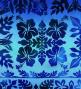 Hula Shantung Pa'u Skirt with Hawaiian Quilt Print / Luxury Collection / J3149-6