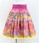 Hula Blouse & Pa'u Set-Up with Hawaiian Quilt Print / Luxury Collection / J3150-1