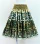 Hula Blouse & Pa'u Set-Up with Hawaiian Quilt Print / Luxury Collection /J3150-4