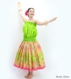 Hula Blouse & Pa'u Set-Up with Hawaiian Quilt Print / Luxury Collection / J3150-5
