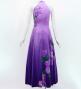 Hula Long Hibiscus Dress with Velvet / Luxury Collection / Lavender & Purple/ J3151lvpu