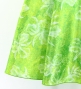 Hula Long Dress with Orchid Print / Luxury Collection / Green / J3153gr