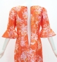 Hula Long Dress with Orchid Print / Luxury Collection / Red / J3153rd