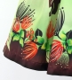 Hula Shantung Pa'u Skirt with Lehua Print / Luxury Collection / Brown / J3154br