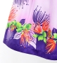 Hula Shantung Pa'u Skirt with Lehua Print / Luxury Collection / Purple / J3154pu