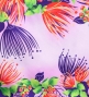 Hula Shantung Pa'u Skirt with Lehua Print / Luxury Collection / Purple / J3154pu