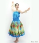 Hula Blouse & Pa'u Set-Up with Lehua Print / Luxury Collection / J3155lbl