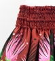 Hula Blouse & Pa'u Set-Up with Lehua Print / Luxury Collection / J3155rdbk