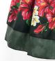 Hula Double Shantung Pa'u Skirt with Hibiscus Print / Luxury Collection / Black / J3156bk
