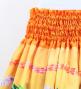 Hula Double Shantung Pa'u Skirt with Hibiscus Print / Luxury Collection / Orange / J3156or