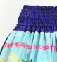 Hula Blouse &  Double Pa'u Set-Up with Hibiscus Print / Luxury Collection / J3157bl