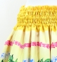 Hula Blouse &  Double Pa'u Set-Up with Hibiscus Print / Luxury Collection / J3157ye