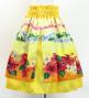 Hula Blouse &  Double Pa'u Set-Up with Hibiscus Print / Luxury Collection / J3157ye