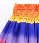Hula Double Shantung Pa'u Skirt with Lehua Print / Luxury Collection / J3163-5