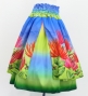 Hula Double Shantung Pa'u Skirt with Lehua Print / Luxury Collection / J3163-8