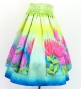 Hula Blouse & Double Pa'u Set-Up with Lehua Print / Luxury Collection / J3164-2
