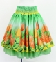 Hula Blouse & Double Pa'u Set-Up with Lehua Print / Luxury Collection / J3164-4