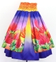 Hula Blouse & Double Pa'u Set-Up with Lehua Print / Luxury Collection / J3164-5