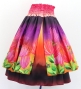 Hula Blouse & Double Pa'u Set-Up with Lehua Print / Luxury Collection / J3164-6