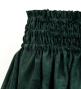Hula Shantung Pa'u Skirt with Musical instrument & Kahiko Print / Luxury Collection / Black & Green / J3165bkgr