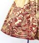 Hula Blouse & Pa'u Set-Up with Musical instrument & Kahiko Print / Luxury Collection / Beige / J3166be