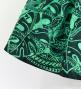 Hula Blouse & Pa'u Set-Up with Musical instrument & Kahiko Print / Luxury Collection / Light Green / J3166lgr
