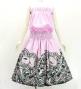 Hula Blouse & Pa'u Set-Up with Musical instrument & Kahiko Print / Luxury Collection / Pink / J3166pi