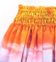Hula Shantung Pa'u Skirt with Kahiko & Sea Print / Luxury Collection / J3167or