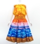 Hula Blouse & Pa'u Set-Up with Kahiko & Sea Print / Luxury Collection / J3168or