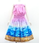 Hula Blouse & Pa'u Set-Up with Kahiko & Sea Print / Luxury Collection / J3168pi