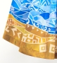 Hula Blouse & Pa'u Set-Up with Kahiko & Sea Print / Luxury Collection / J3168ye