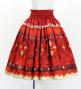 Hula Shantung Pa'u Skirt with Moana Kahiko Print / Luxury Collection / J3173-1