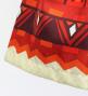 Hula Shantung Pa'u Skirt with Moana Kahiko Print / Luxury Collection / J3173-1