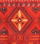 Hula Shantung Pa'u Skirt with Moana Kahiko Print / Luxury Collection / J3173-1
