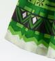 Hula Shantung Pa'u Skirt with Moana Kahiko Print / Luxury Collection / J3173-4