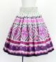 Hula Shantung Pa'u Skirt with Moana Kahiko Print / Luxury Collection / J3173-5