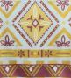 Hula Shantung Pa'u Skirt with Moana Kahiko Print / Luxury Collection / J3173-6