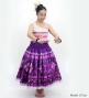 Hula Blouse & Pa'u Set-Up with Moana Kahiko Print / Luxury Collection / J3174-2